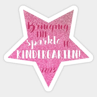 Bringing the Sparkle to Kindergarten Sticker